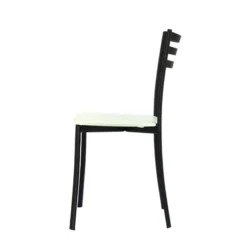 Ace 1320 Chaise de cuisine en métal et assise bois><noscript><img width=