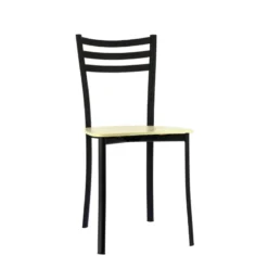 Ace 1320 Chaise de cuisine en métal et assise bois><noscript><img width=