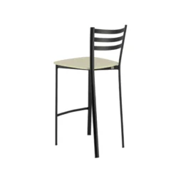 Ace 1329 Tabouret de cuisine en métal et assise bois hauteur snack><noscript><img width=