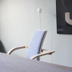 Varier Actulum ® Fauteuil de bureau ergonomique à bascule en tissu et bois><noscript><img width=