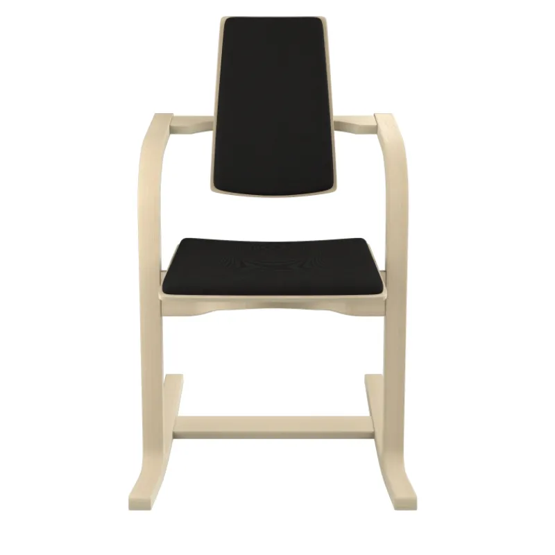 Varier Actulum ® Fauteuil de bureau ergonomique à bascule en tissu et bois> Chaise De Bureau|Chaise Salon