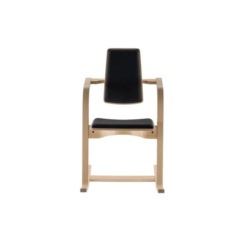 Varier Actulum ® Fauteuil de bureau ergonomique à bascule en tissu et bois> Chaise De Bureau|Chaise Salon