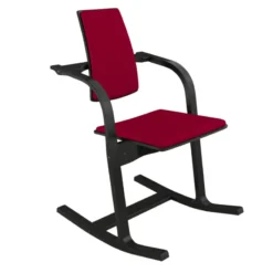 Varier Actulum ® Fauteuil de bureau ergonomique à bascule en tissu et bois><noscript><img width=