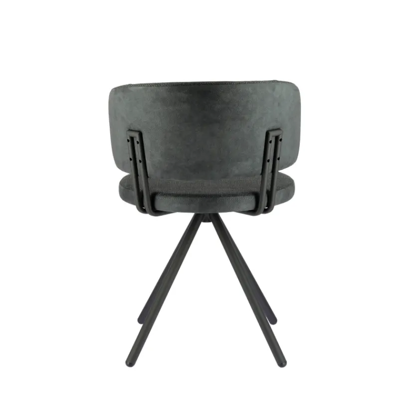 Perfecta Adagio Chaise moderne pivotante en tissu et pieds métal> Chaise De Salle à Manger|Chaise De Bureau