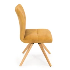 Adèle Chaise confortable en tissu pieds bois><noscript><img width=