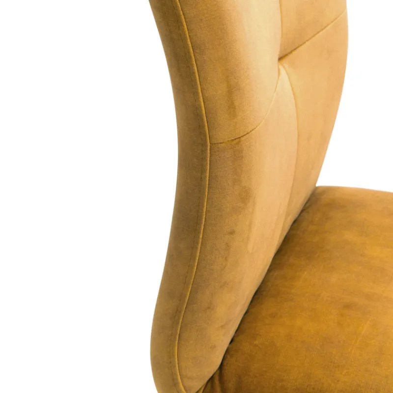 Adèle Chaise confortable en tissu pieds bois> Chaise De Salle à Manger|Chaise Salon