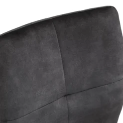 Adèle Chaise en tissu pivotante confortable avec pieds en métal><noscript><img width=