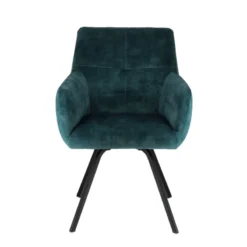 Adrien Fauteuil confortable en tissu avec pieds en métal> Chaise De Salle à Manger|Chaise De Bureau