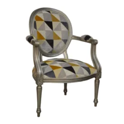 Paget Adrien Fauteuil Louis XVI médaillon revisité fabrication française><noscript><img width=