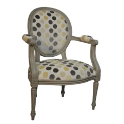 Paget Adrien Fauteuil Louis XVI médaillon revisité fabrication française><noscript><img width=