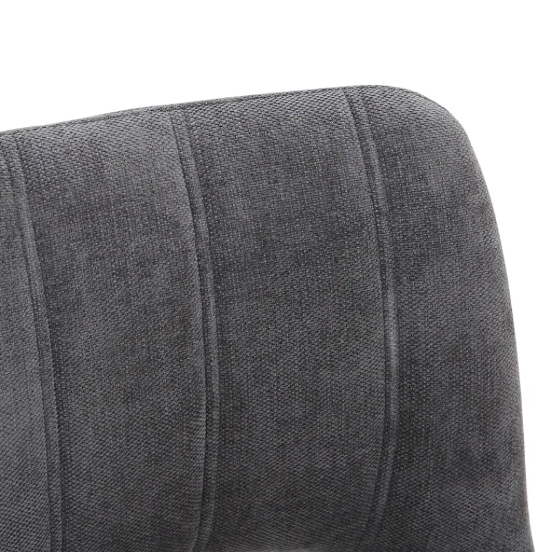 AgatheChaise cosy en tissu avec pieds en métal noir> Chaise De Salle à Manger