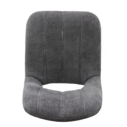 AgatheChaise cosy en tissu avec pieds en métal noir><noscript><img width=