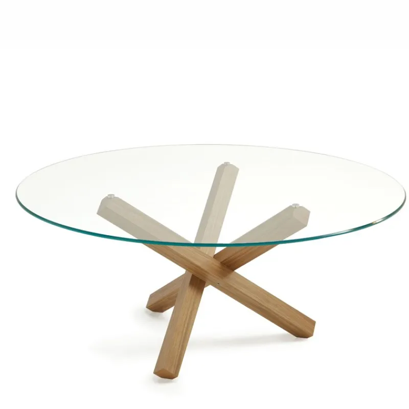 Sovet Italia Aikido Sovet® Table en verre design ronde> Table De Salle à Manger
