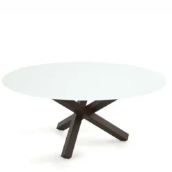 Sovet Italia Aikido Sovet® Table en verre design ronde><noscript><img width=