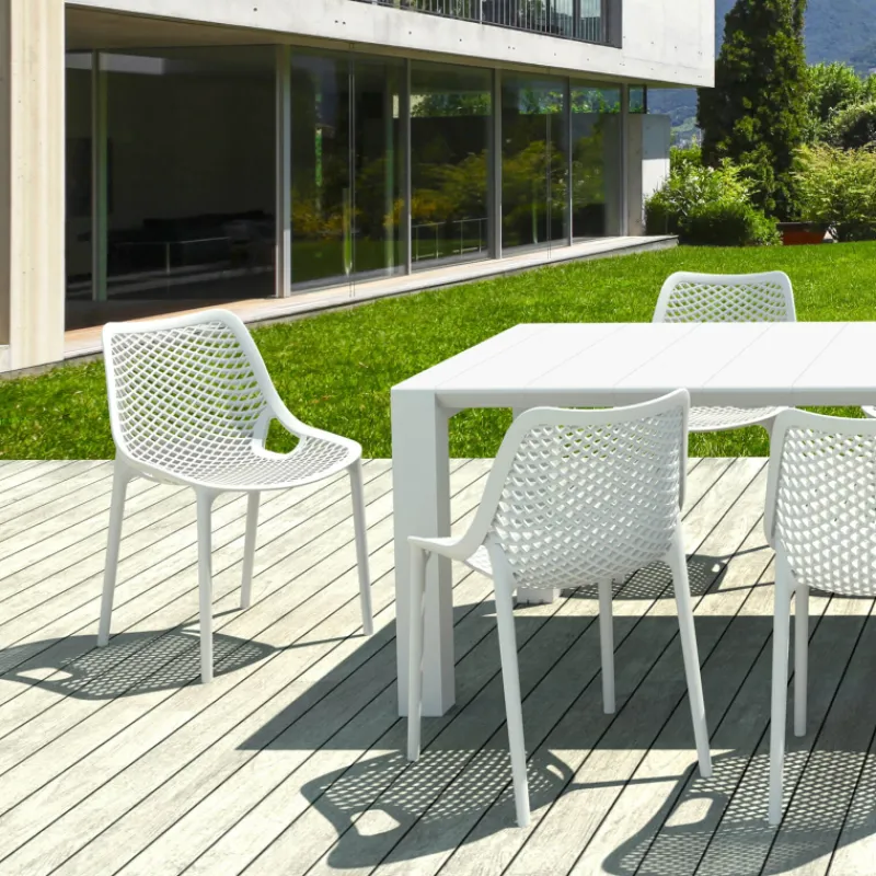 Air Chaise de jardin moderne ajourée en polypropylène> Chaise De Jardin