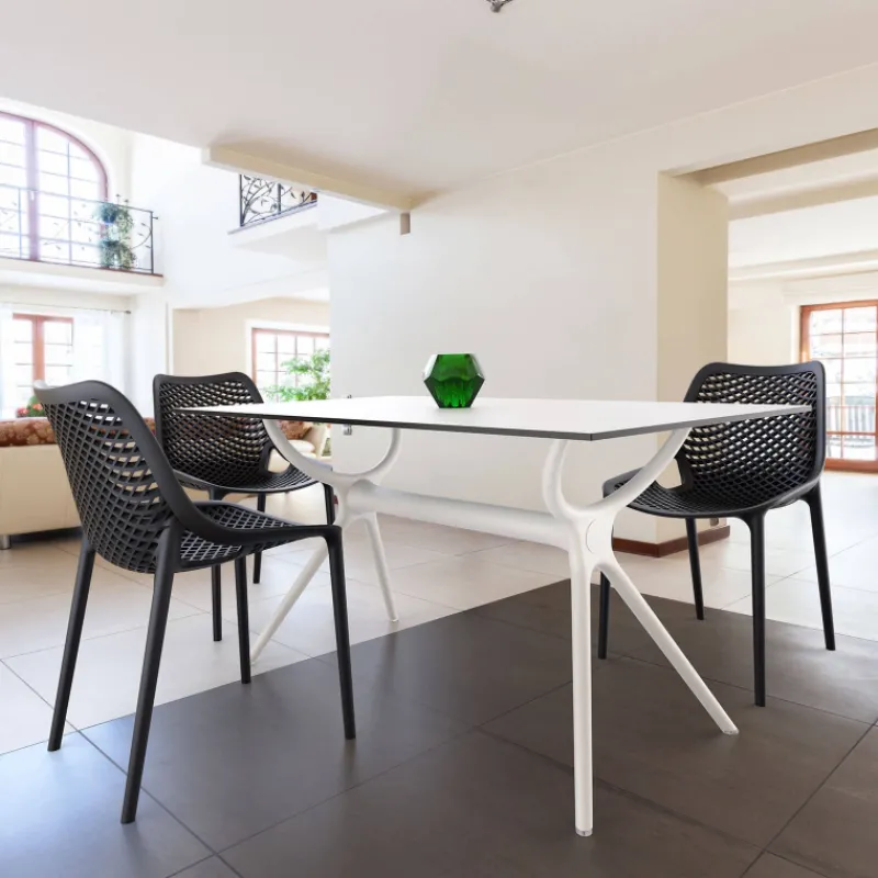 Air Chaise moderne ajourée en polypropylène> Chaise De Cuisine