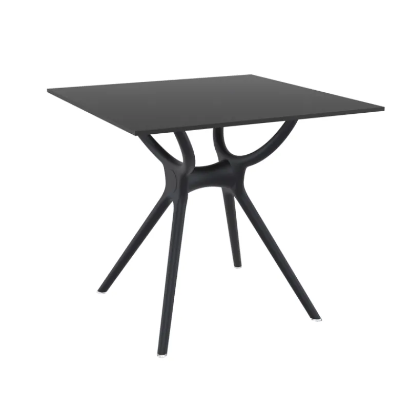 Air Table carrée petit espace en stratifié et polypropylène> Table De Cuisine|Table Pour Petit Espace