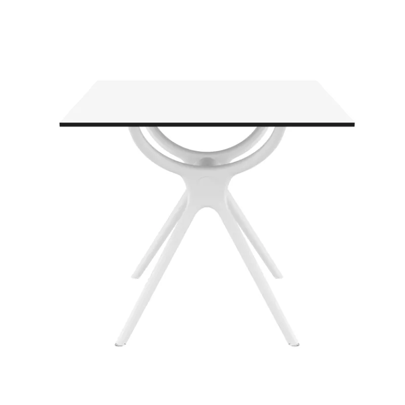 Air Table carrée petit espace en stratifié et polypropylène> Table De Cuisine|Table Pour Petit Espace