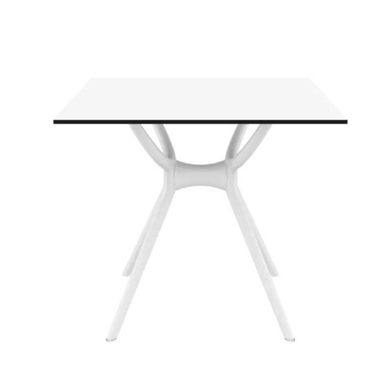 Air Table carrée petit espace en stratifié et polypropylène> Table De Cuisine|Table Pour Petit Espace