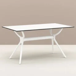 Air Table rectangulaire en stratifié et polypropylène><noscript><img width=