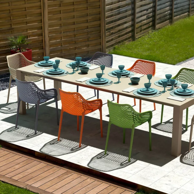 Air XL Fauteuil de jardin moderne ajouré en polypropylène> Chaise De Jardin|Fauteuil De Jardin