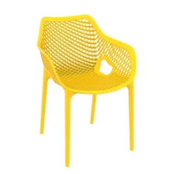 Air XL Fauteuil moderne empilable ajouré en polypropylène><noscript><img width=