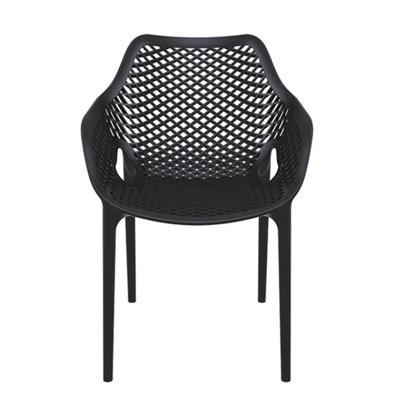 Air XL Fauteuil moderne empilable ajouré en polypropylène> Chaise De Cuisine|Chaise De Salle à Manger