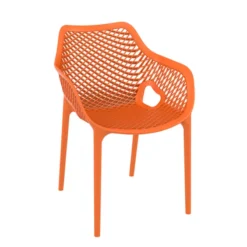 Air XL Fauteuil moderne empilable ajouré en polypropylène><noscript><img width=
