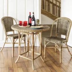 Kok AlbertineChaise en rotin vintage> Chaise De Salle à Manger|Chaise Salon
