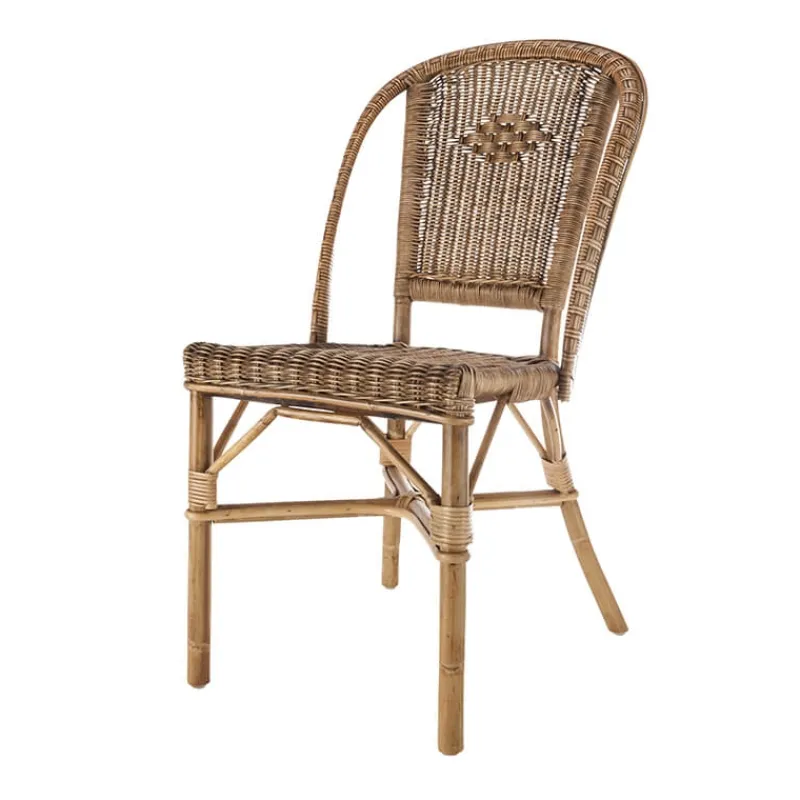 Kok AlbertineChaise en rotin vintage> Chaise De Salle à Manger|Chaise Salon