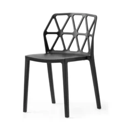 Alchemia Connubia® Chaise de jardin design empilable en polypropylène><noscript><img width=