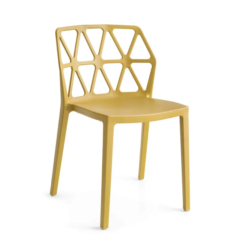 Alchemia Connubia® Chaise design empilable en polypropylène> Chaise De Cuisine|Chaise De Salle à Manger