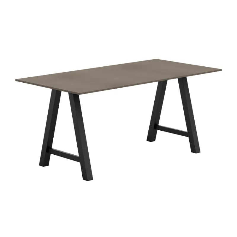 Perfecta Alegro Table snack rectangulaire en stratifié avec pieds en forme de tréteau> Table De Cuisine|Table De Salle à Manger