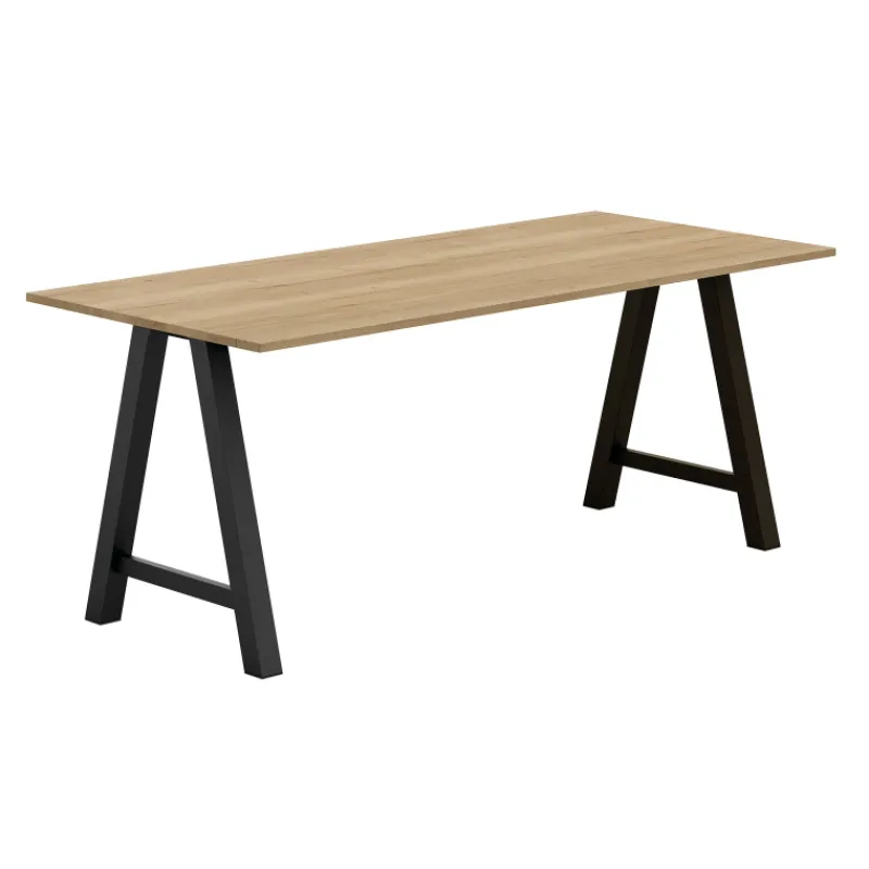 Perfecta Alegro Table snack rectangulaire en stratifié avec pieds en forme de tréteau> Table De Cuisine|Table De Salle à Manger