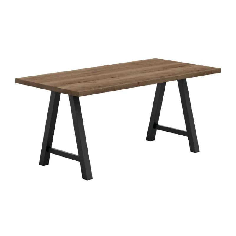 Perfecta Alegro Table snack rectangulaire en stratifié avec pieds en forme de tréteau> Table De Cuisine|Table De Salle à Manger