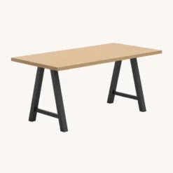 Perfecta Alegro Table snack rectangulaire en stratifié avec pieds en forme de tréteau><noscript><img width=