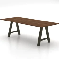Perfecta Alegro XL Grande table rectangulaire avec pieds en forme de tréteau> Table De Salle à Manger