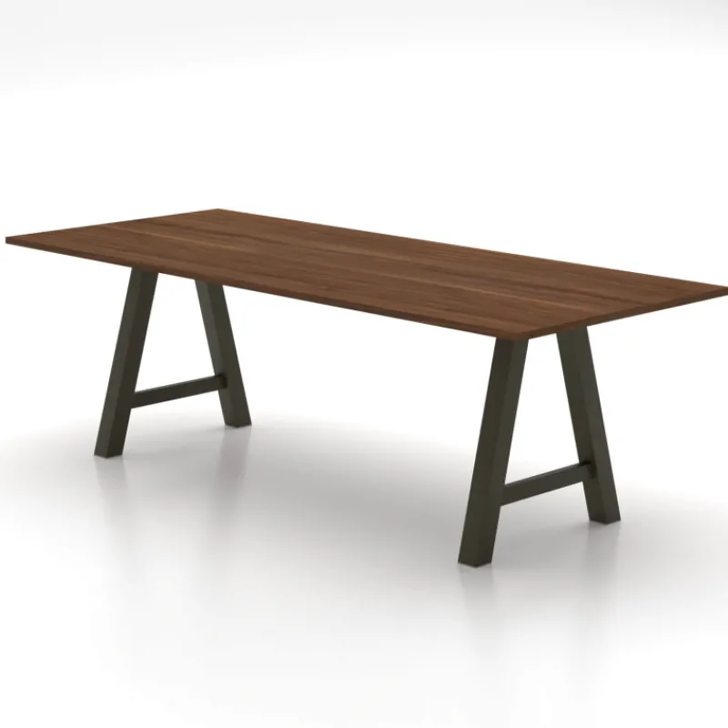 Perfecta Alegro XL Grande table rectangulaire avec pieds en forme de tréteau> Table De Salle à Manger