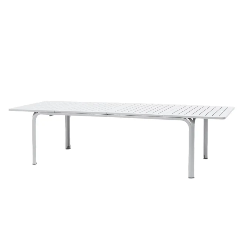 Alloro Table de jardin extensible en polypropylène et aluminium> Table De Jardin