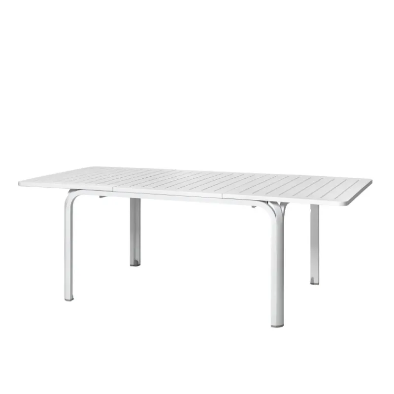 Alloro Table de jardin extensible en polypropylène et aluminium> Table De Jardin