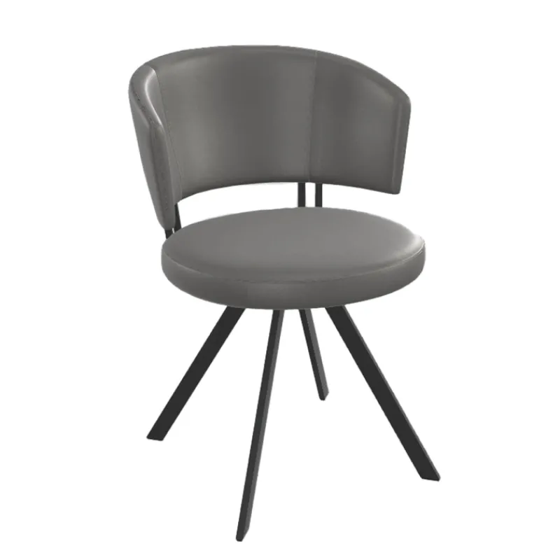 Perfecta Allure Chaise design confortable pivotante en simili avec pieds en métal> Chaise De Cuisine|Chaise De Salle à Manger