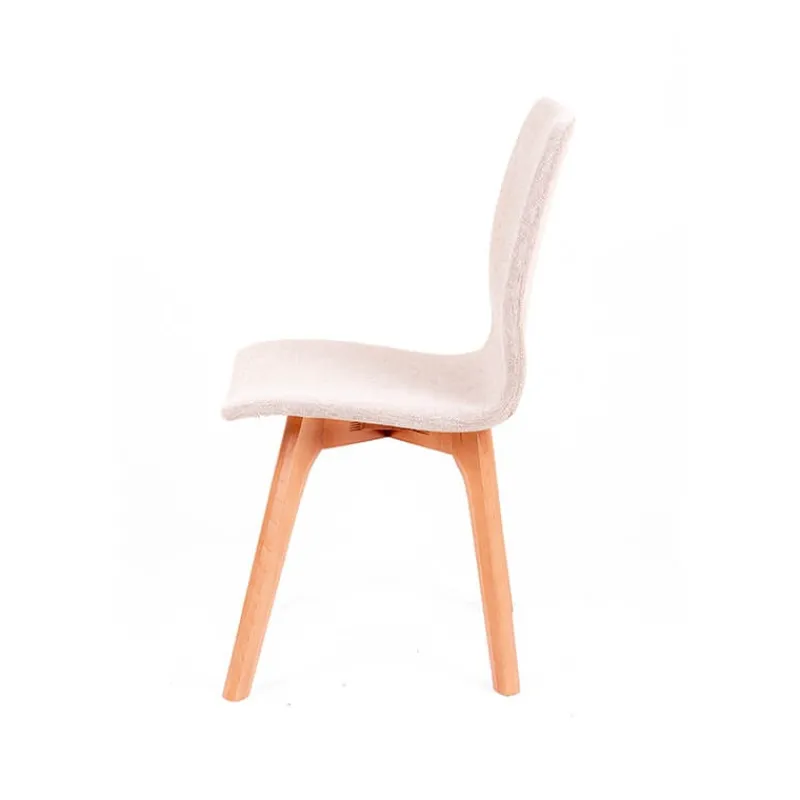 Sessio Amelie Chaise en tissu avec pieds en bois massif> Chaise De Salle à Manger|Chaise Salon