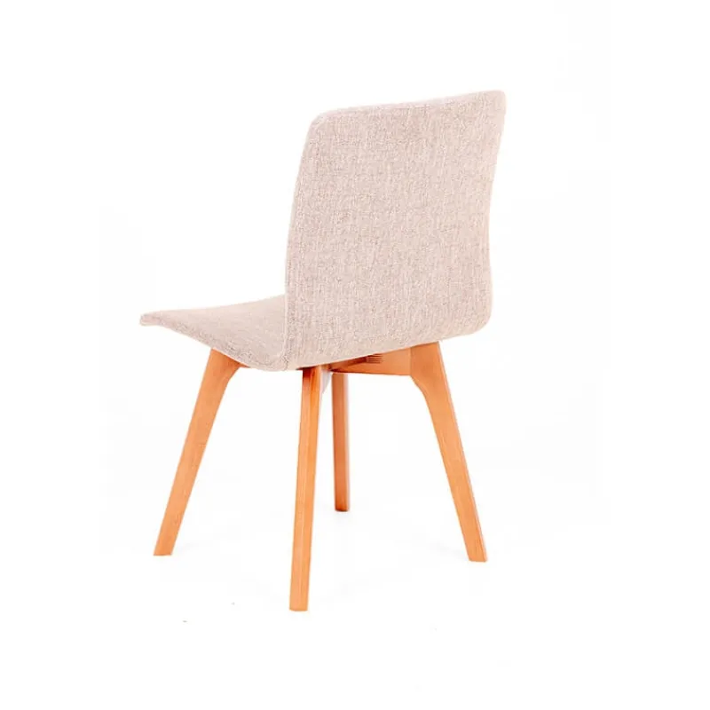 Sessio Amelie Chaise en tissu avec pieds en bois massif> Chaise De Salle à Manger|Chaise Salon