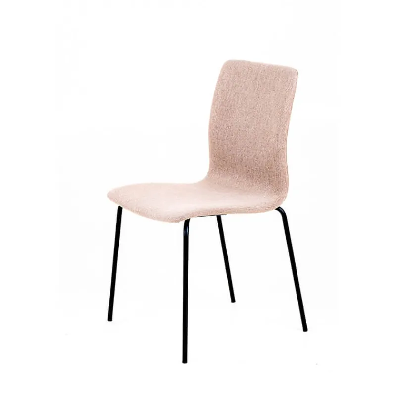Sessio Amelie Chaise en tissu et pieds en métal> Chaise De Salle à Manger|Chaise Salon