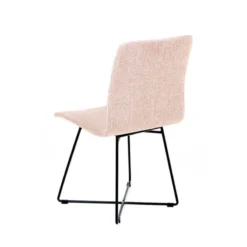 Sessio Amelie Chaise en tissu et pieds en métal croisés><noscript><img width=