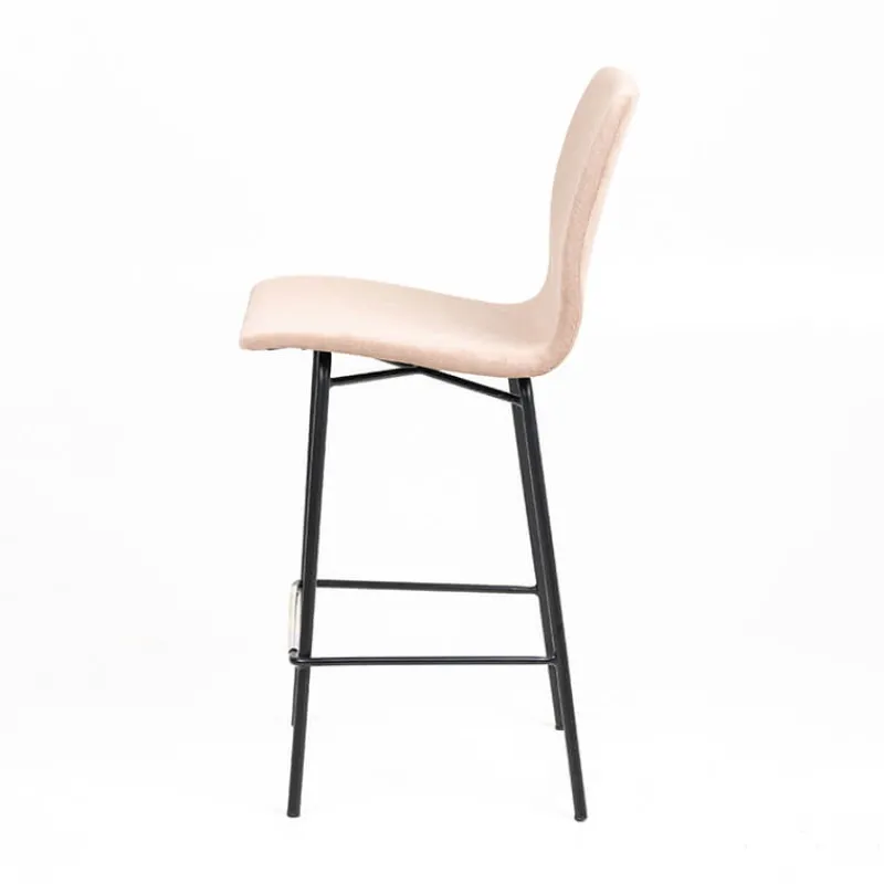 Sessio Amelie Tabouret snack contemporain en tissu> Tabouret Snack (assise +/- 65 Cm)|Tabouret De Bar (assise +/- 80 Cm)
