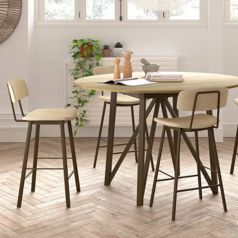 Perfecta Amica Tabouret snack moderne en simili> Tabouret Snack (assise +/- 65 Cm)|Tabouret De Bar (assise +/- 80 Cm)