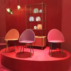 Airnova Amika Chaise italienne vintage en croûte de cuir> Chaise De Salle à Manger|Chaise Salon
