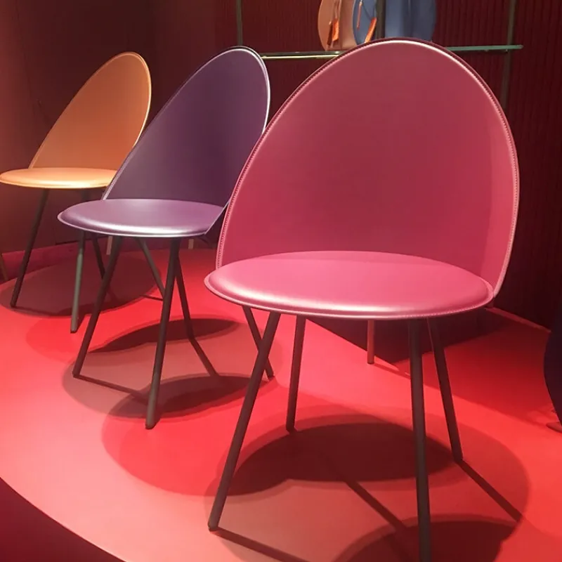 Airnova Amika Chaise italienne vintage en croûte de cuir> Chaise De Salle à Manger|Chaise Salon