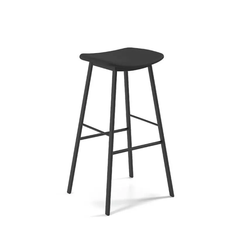 Perfecta Ami Tabouret de bar en simili sans dossier moderne empilable> Tabouret De Bar (assise +/- 80 Cm)